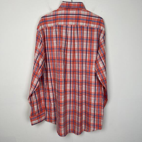 Southern Marsh Performance Button Shirt Mens M Colorful Plaid Casual Stretch - Picture 2 of 8